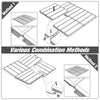 9 Pcs PP Interlocking Composite Deck Tile, 12