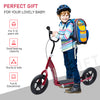 Kids Scooter Street Bike Bicycle for Teens Ride on Toy w/ 12