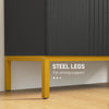 Shoe Storage Cabinet with Adjustable Shelves and Soft-Close Hinges, for 15-20 Pairs of Shoes, Black