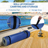 10' x 5' Roll-Up Pool Float Pad for Lakes, Oceans, & Pools, Water Mat for Playing, Relaxing & Recreation, Blue