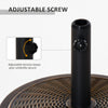 29LBS Offset Patio Umbrella Cement Base Stand Cantilever Parasol Holder Weight, Fits Φ1.4