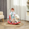 Qaba 4 in 1 Kids Rocking Horse w/ Detachable Balance Board & Push Handel
