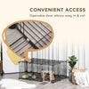 Small Animal Cage for Bunny, Guinea Pig, Chinchilla, Hedgehog, Portable Pet Enclosure with Door, 22 Panels