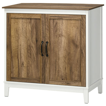 Farmhouse Sideboard, Storage Cabinet with 2 Doors and Shelves Kitchen, Living room, 30.9