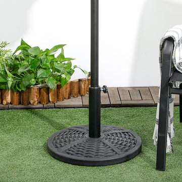 21 lbs Cement Round Market Umbrella Base Holder, 18