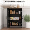 Modern Storage Cabinet with Doors and Adjustable Shelf for Kitchen, Living room, 23.6