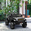 Qaba 12V Ride on Truck, Electric Car for Kids with Remote Control, Suspension, 3 Speeds, USB Music Headlights, Black