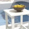 Side Table, Square Patio End Table, Weather Resistant 15