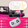 Qaba 24V 4WD Kids Ride On Truck with 6 Wheels Electric Ride On Car with Remote, Dump Bed for 3-8 Years, Green