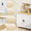 Buffet Cabinet with Soft-Close Doors, Modern Sideboard with 3 Drawers for Living Room, Kitchen, Dining Room