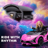 Compatible 12V Battery-powered Kids Electric Ride On Car Toy with Parental Remote Control Music Lights MP3 for 3-5 Years Old Pink