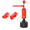 Soozier Freestanding Boxing Punch Bag Stand with 360° Rotating Flexible Arm, Speed Ball, Waterable and Sandable Base, Black