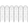 Metal Trellis Set of 6, Garden Trellis for Climbing Plants Support Frames, Arrow Design