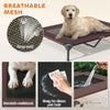 Elevated Dog Bed with Canopy Raised Dog Bed  Washable Mesh Steel Frame 41.7