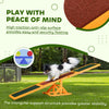 Wood Pet Seesaw Platform Dog Agility Training Equipment Run Game Toy Weather Resistant Pet Supplies Natural