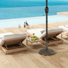 26 lbs Resin Round Patio Umbrella Base, Umbrella Stand Base, Outdoor Umbrella Stand for 1.3