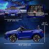 12V Audi RS e-tron GT Licensed Kids Ride on Car, Battery Powered Electric Car with Remote Control, Navy Blue