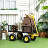 Steel Garden Cart, Utility Wagon with Removable Sides, 10