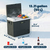 12 Volt Car Refrigerator, 53QT Car Fridge Electric Cooler, 12/24V DC and 100-240V AC, -68-68 ℉, Portable Refrigerator