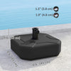 Square Patio Umbrella Base Holder, Outdoor Umbrella Stand, 17.7