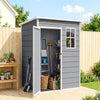 5 x 3FT Garden Shed with Floor, Outdoor Storage Shed with Lockable Door, Window and Vent for Backyard, Patio