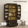 Farmhouse Kitchen Pantry Storage Cabinet, 64