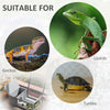 Wood Tortoise House for Lizards, Geckos, Indoor Outdoor Use, 35.8