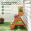 3 Tier Elevated Planter Box, Vertical Wooden Raised Garden Bed for Flowers, Vegetables, 26