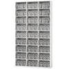 Media Storage Cabinet, 9-Tier DVD Shelf with 21 Adjustable Shelves, Holds 835 CDs, 500 DVDs or 640 Blu-rays