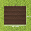 8' x 9.4' Retractable Pergola Canopy Replacement, Fit 7' x 10' Frame, UV30+ Pergola Cover Top Only, Coffee