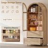 Arched Kitchen Pantry Cabinet, 71