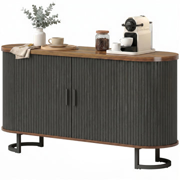 Fluted Sideboard Buffet Cabinet, 55