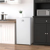 Compact Refrigerator, Mini Fridge with Freezer, Adjustable Shelf, Mechanical Thermostat and Reversible Door
