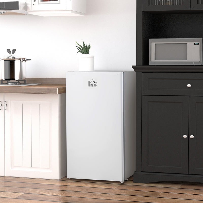Compact Refrigerator, Mini Fridge with Freezer, Adjustable Shelf, Mechanical Thermostat and Reversible Door