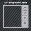 L Shaped Couch, L Shape Sofa with Chaise Lounge and Spring Cushion for Living Room, Bedroom