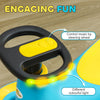 Qaba Kids Wiggle Car w/ Parent Traction Rope, Music, Light