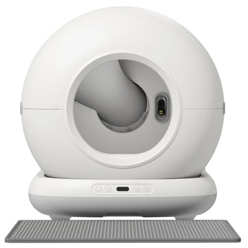 72L Automatic Litter Box, Self Cleaning Litter Box, App Control, Odor & Noise Control, Safety Sensors, Deodorant Gel