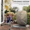 Double Egg Chair with Stand, 2 Person Hanging Swing Egg Chair with Cushion, Pockets