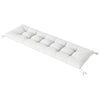 Patio Lounge Chair Cushion, UV50+ Chaise Lounge Chair Cushion with Securing Straps for Patio, 78 x 25.6 inch, Cream White
