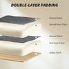 Desk Chair, Computer Office Chair with Footrest, Adjustable Backrest and Headrest, Dark Grey