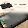 Small Animal Cage Waterproof Mat DIY Animal Playpen for Guinea Pigs Rabbits 12 Panels and Door Black