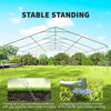 23' x 39' Party Tent, Heavy Duty Outdoor Canopy Tent Shelter with 2 Doors and 12 Windows for Parties, Events