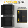 Metal Storage Cabinet with Locking Doors and Drawer, 71