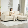 L Shaped Couch, L Shape Sofa with Chaise Lounge and Spring Cushion for Living Room, Bedroom