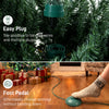 6ft Prelit Christmas Tree, Colorado Blue Spruce, Easy Plug, Hinged Xmas Tree with Warm White & Multi-Colour LEDs