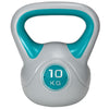 Soozier 22 lb Soft Kettlebell, Sand Filled Weight with Grip Handle, Solid Kettlebell Weight for Full Body Workout, Light Blue
