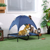 Elevated Dog Bed with Canopy, Portable Raised Dog Cot for L Sized Dogs, Indoor & Outdoor, 36
