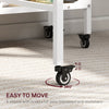 Folding Dining Table, Extendable Kitchen Table for Small Spaces with Storage Shelf and 6 Wheels, Natural Wood