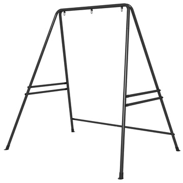 Hammock Chair Stand, Hanging Heavy Duty Metal Frame Hammock Stand for Hanging Hammock Air Porch Swing Chair, Egg Cahir, Indoor & Outdoor Use, 70.1