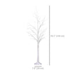 5FT Garden Birch Tree Light with 58 Warm LEDs and 8 Light Modes, DIY Artificial Tree Lamp for Outdoor and Indoor Birthday Wedding Party